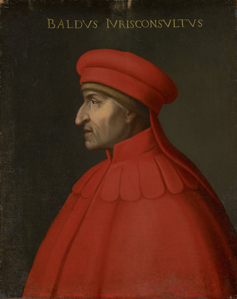 Baldo degli Ubaldi portréja, 1560 körül alkotó: Cristofano dell Altissimo
