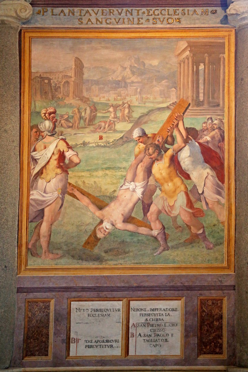 Szent Péter mártíromsága alkotó: Cristoforo and Tempesta, Antonio Roncalli