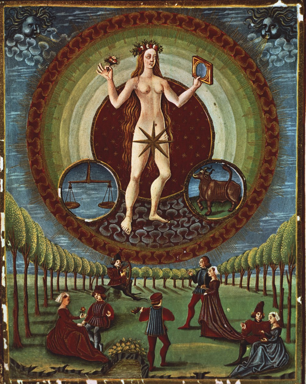 Ms Lat. 209 f.9v Venus, a 