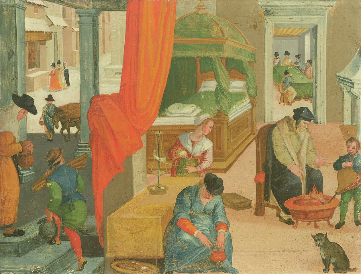január alkotó: Cristoforo Rustici