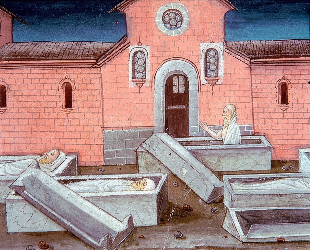 A halottak feltámadása (kb.120r). 1476 alkotó: Cristoforo De Predis