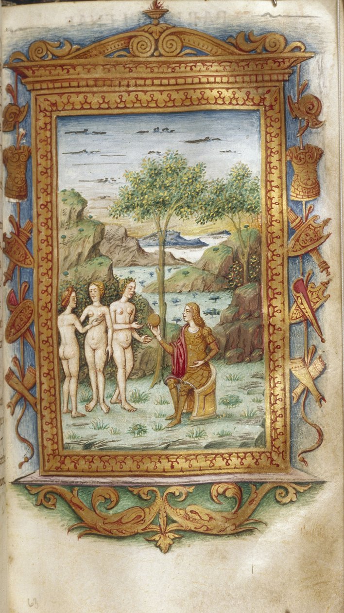 A párizsi ítélet, 1485-1499 alkotó: Cristoforo Majorana