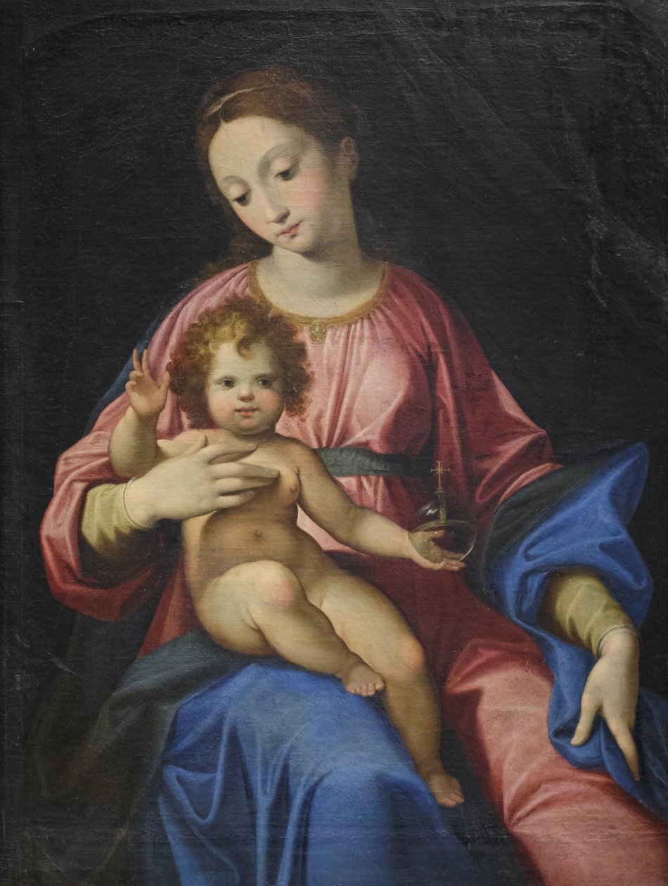 Madonna és gyermeke alkotó: Cristoforo Roncalli