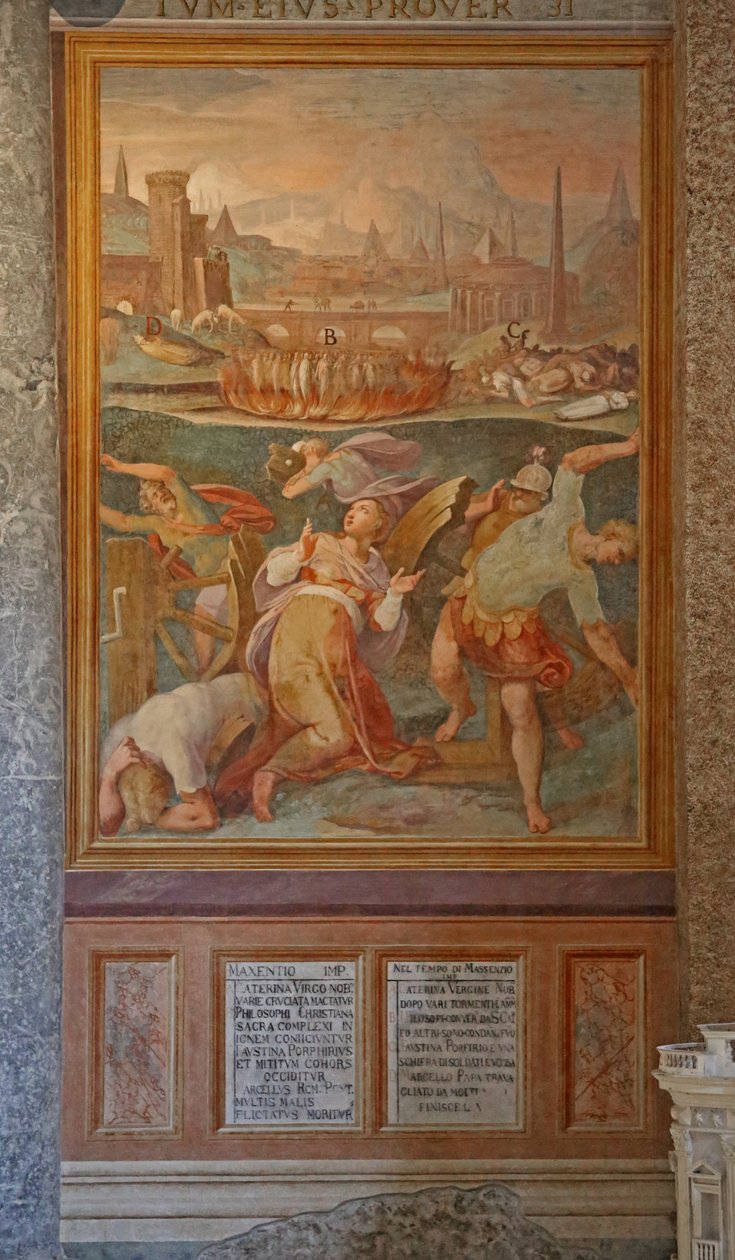 Szent Katalin megtöri a kereket alkotó: Cristoforo and Tempesta, Antonio Roncalli