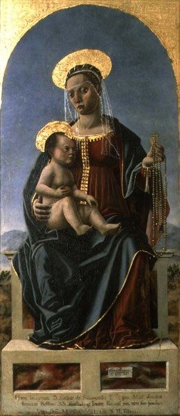 Madonna és gyermeke alkotó: Cristoforo da Lendinara Canozzi or Canozi