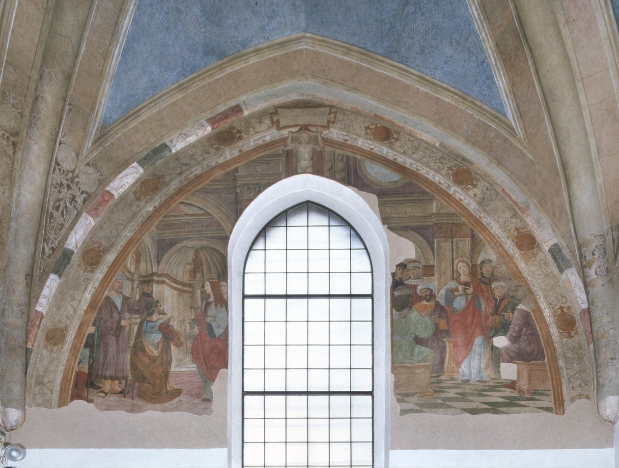 Jelenetek Szent Katalin életéből, Cappella Bolla alkotó: Cristoforo de Mottis
