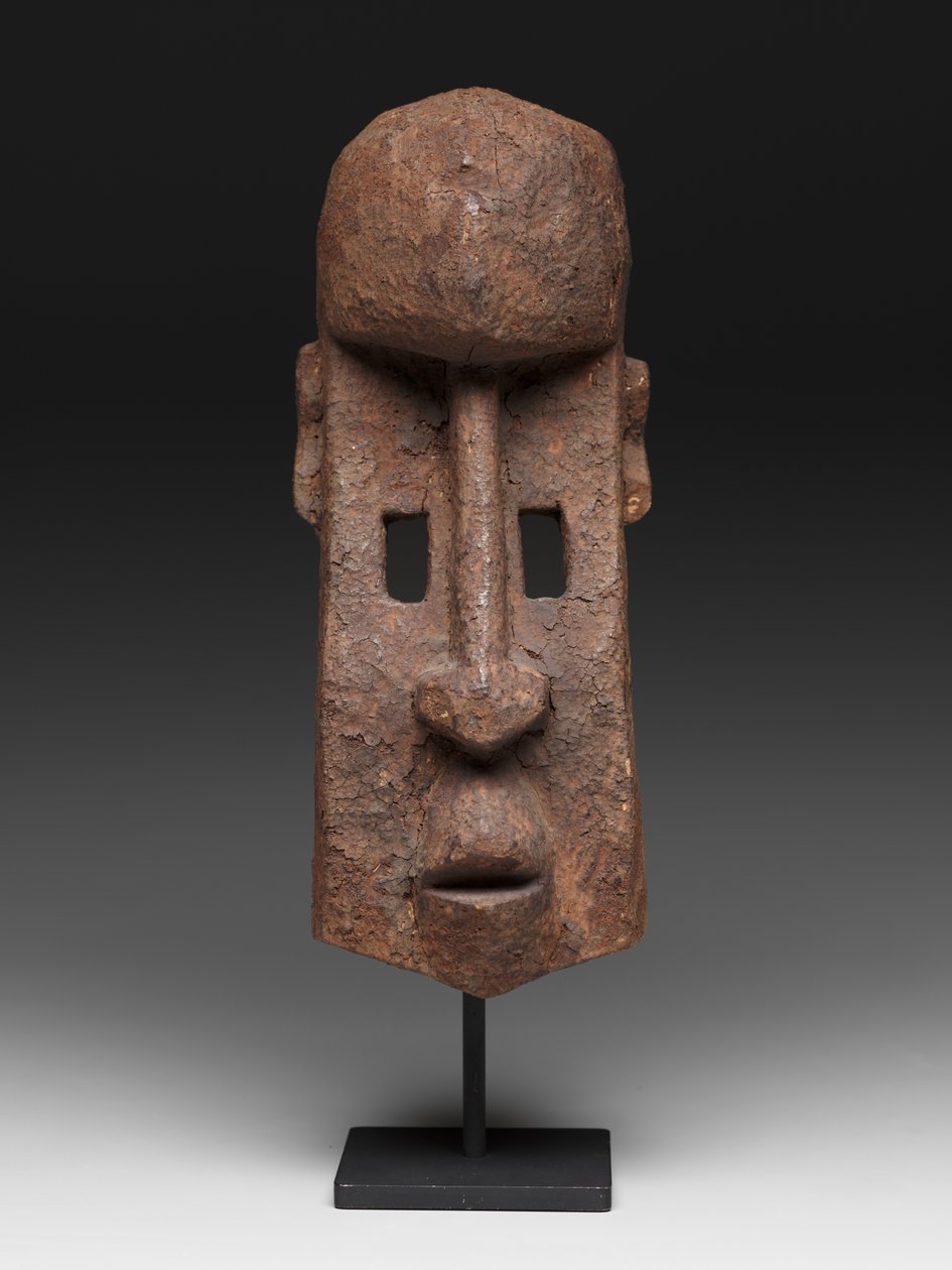 Vadászmaszk (dannana), XX. század eleje-közepe (fa és kéreg) alkotó: Culture Dogon