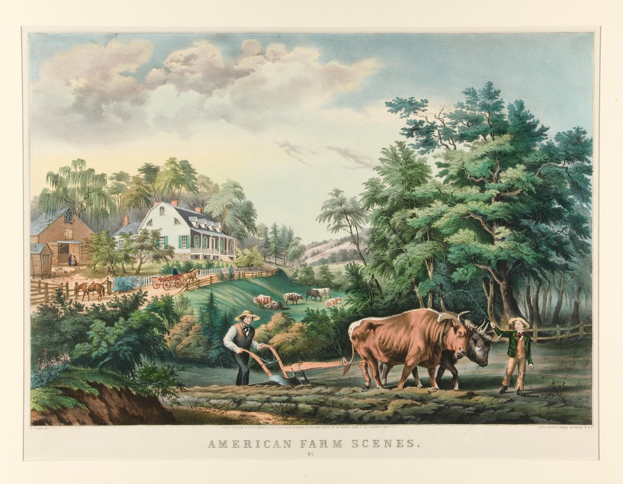 Amerikai tanyasi jelenetek./ 1. sz alkotó: Currier and Ives