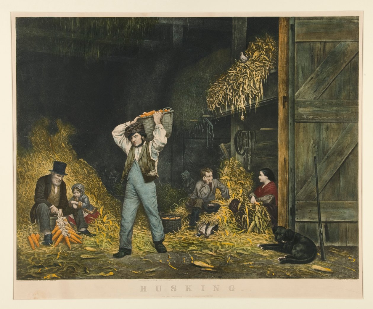 Hántolás alkotó: Currier and Ives