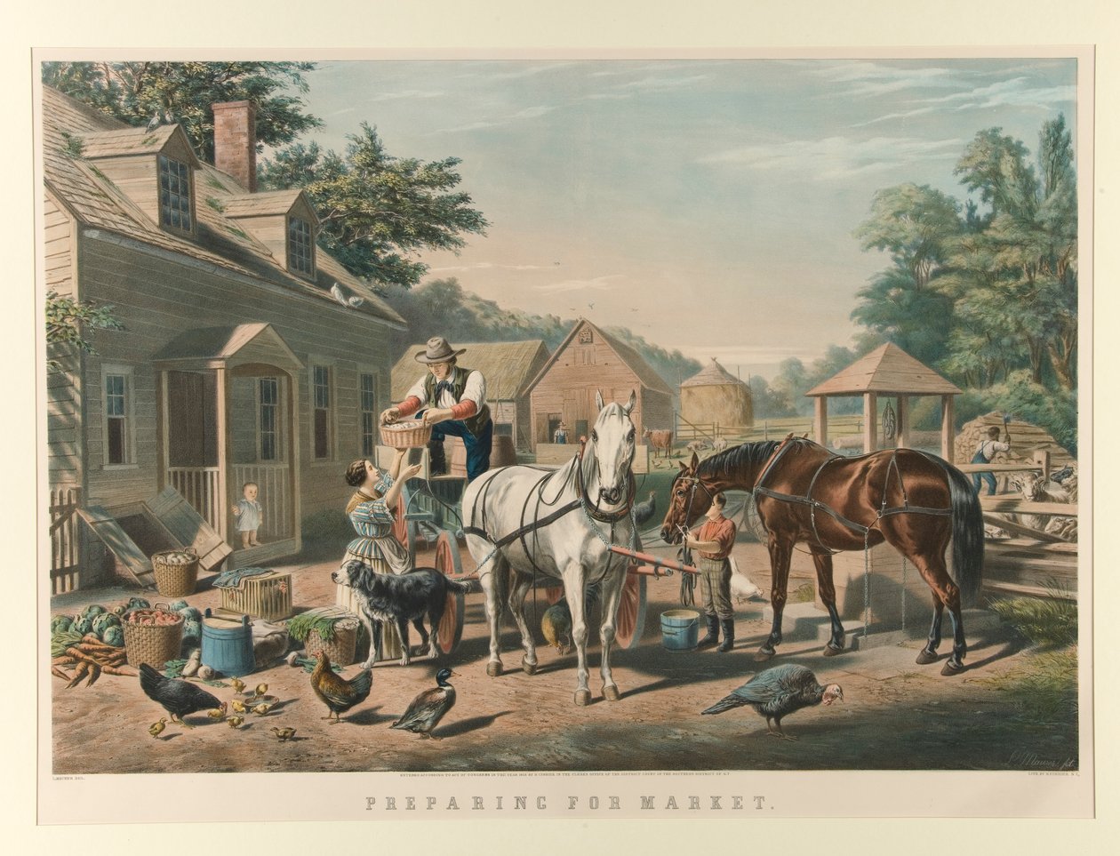 Felkészülés a piacra alkotó: Currier and Ives