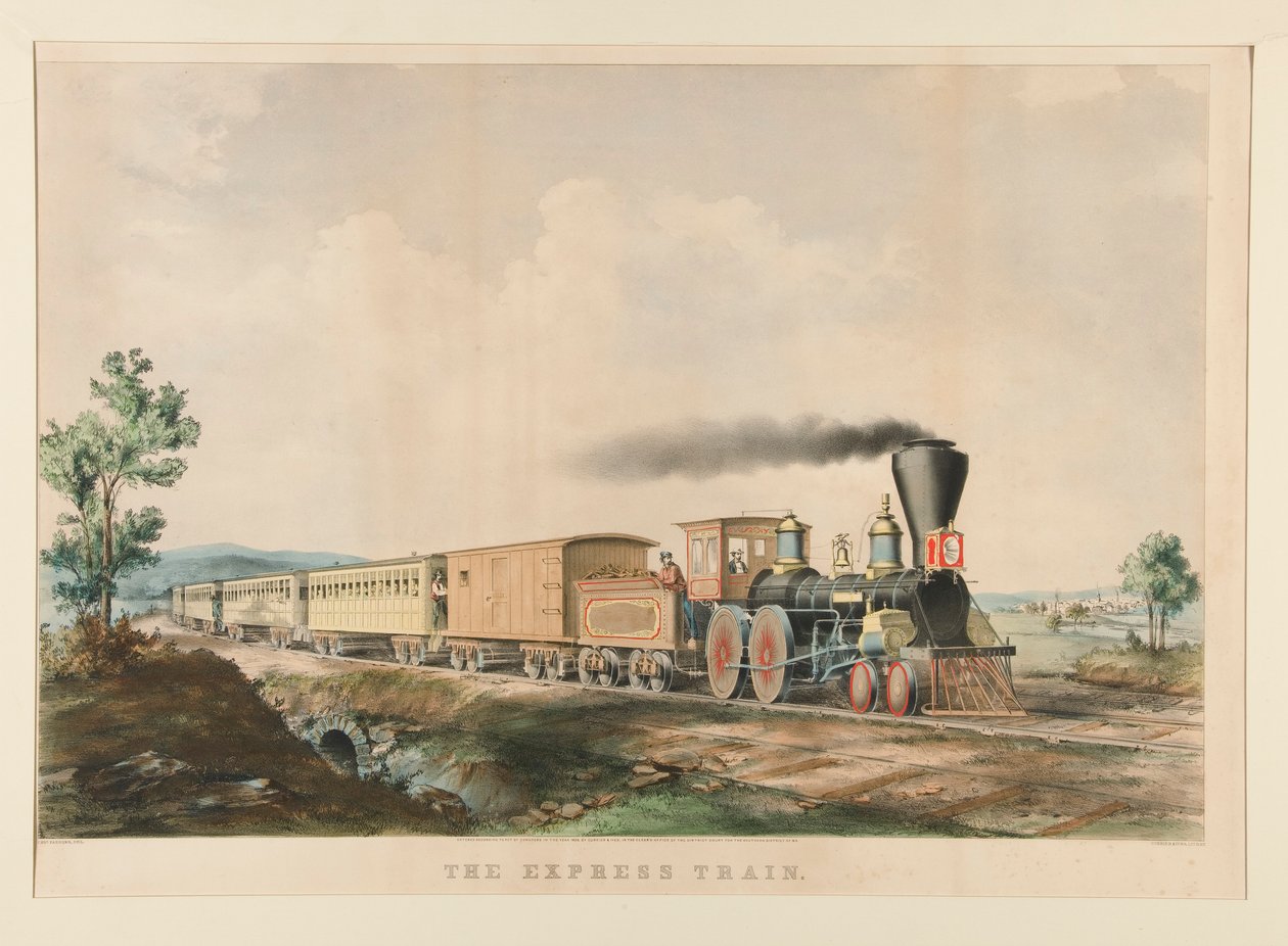 Az expressz vonat alkotó: Currier and Ives