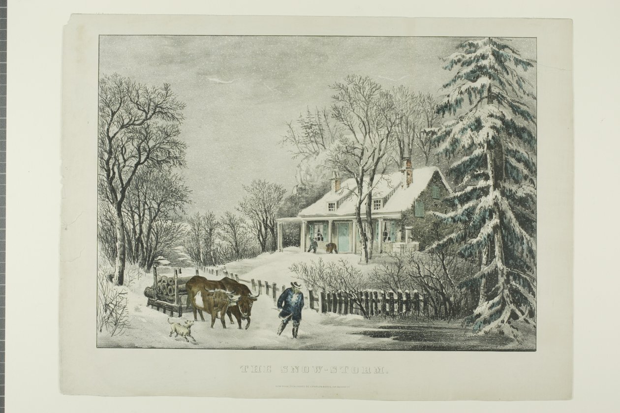 A hóvihar alkotó: Currier and Ives