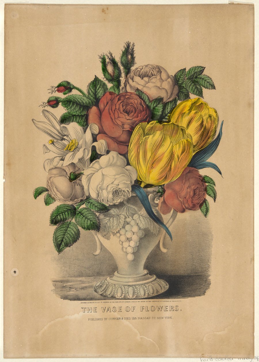 A virágváza alkotó: Currier and Ives