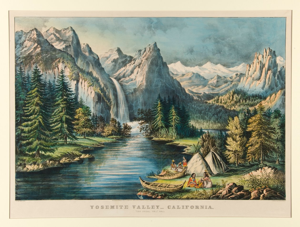 Yosemite-völgy alkotó: Currier and Ives