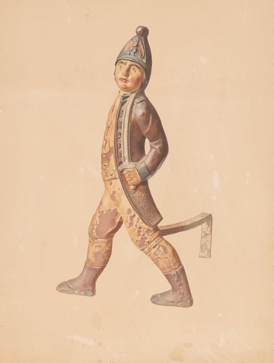 Andiron (március Hessian) alkotó: Cushman Parker