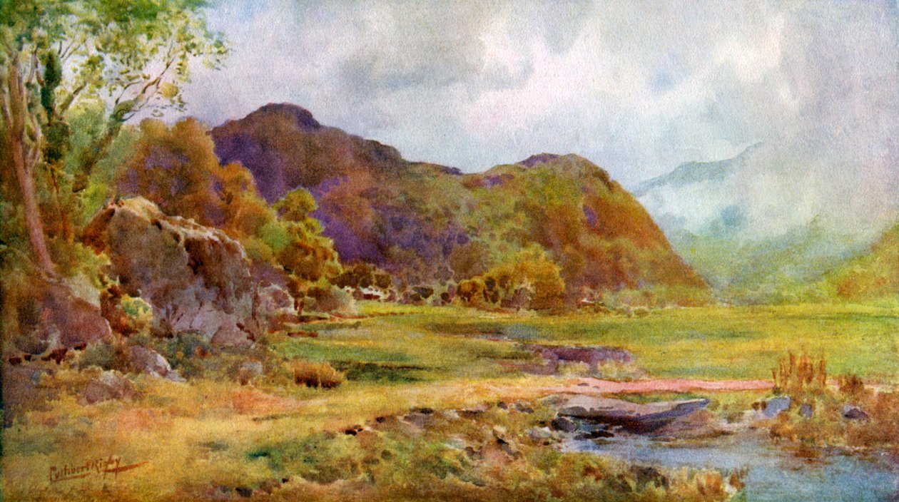 A cumberlandi Lodore melletti mocsáron, 1924-1926 alkotó: Cuthbert Rigby