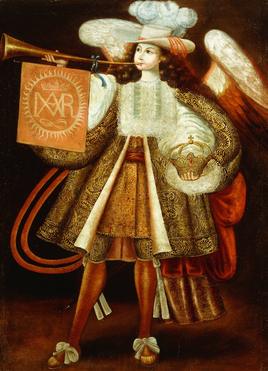 Gábriel arkangyal alkotó: Cuzco School