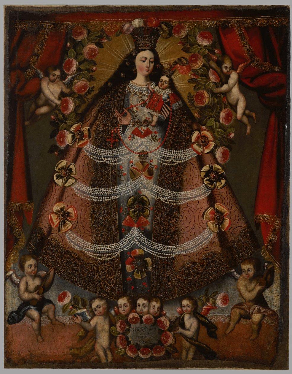 Pomatai Szűzanya, 1675 alkotó: Cuzco School