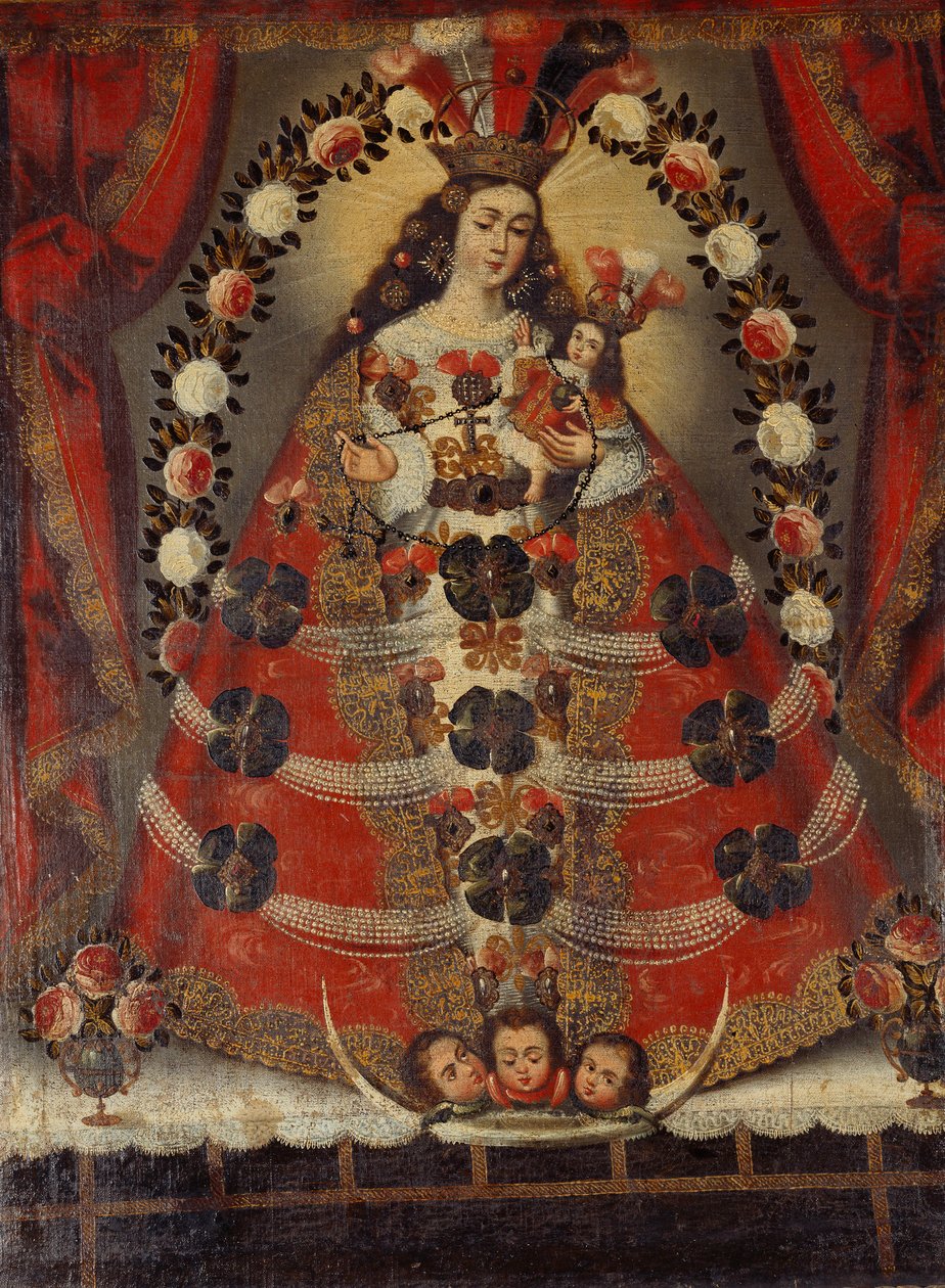 A Szeplőtelen Fogantatás, 1700 körül alkotó: Cuzco School