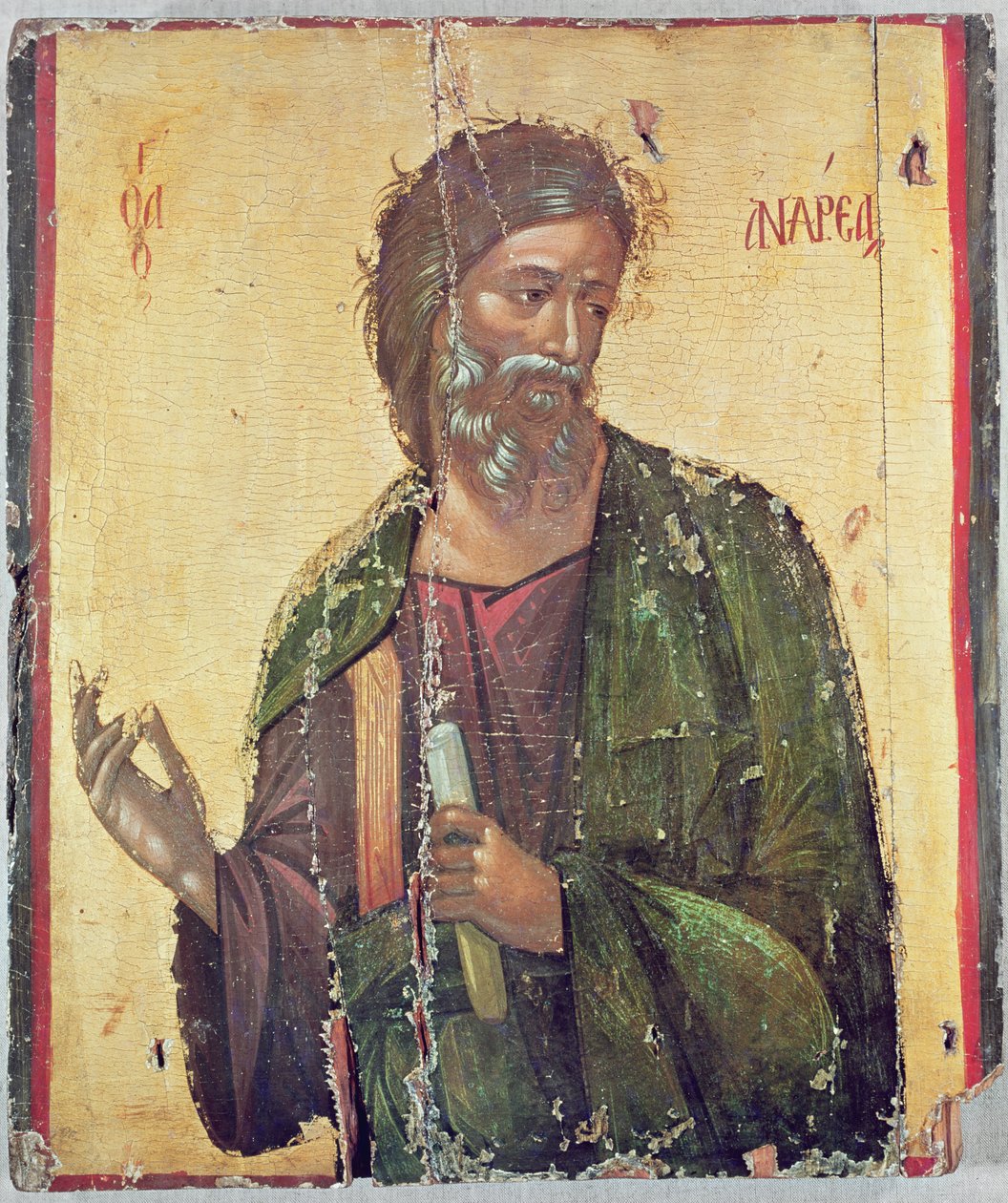 Szent Andrást ábrázoló ikon alkotó: Cypriot
