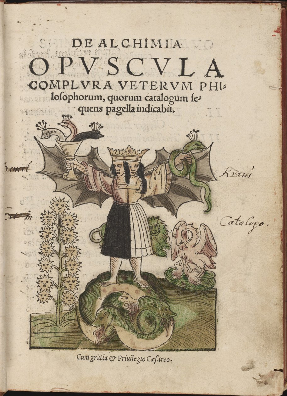 De Alchimia opvscvla complvra vetervm philosophorum, 1550 alkotó: Cyriacus Jacob