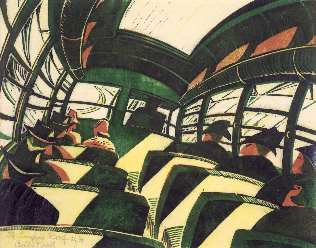 The Sunshine Roof, 1934 körül (litho) alkotó: Cyril Edward Power