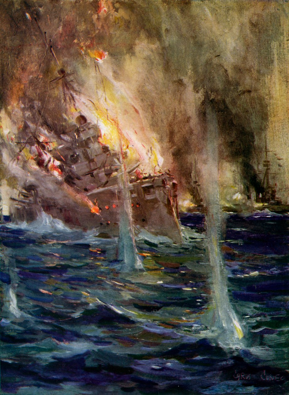 világháború – A Gneisenau elsüllyedése alkotó: Cyrus Cuneo