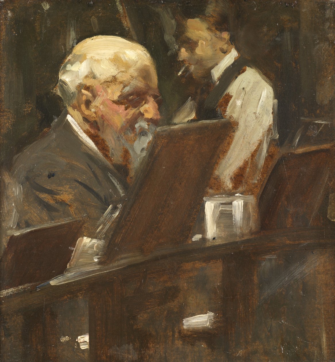 John Anster Fitzgerald, a tündérfestő a Sketch Clubban alkotó: Cyrus Cuneo