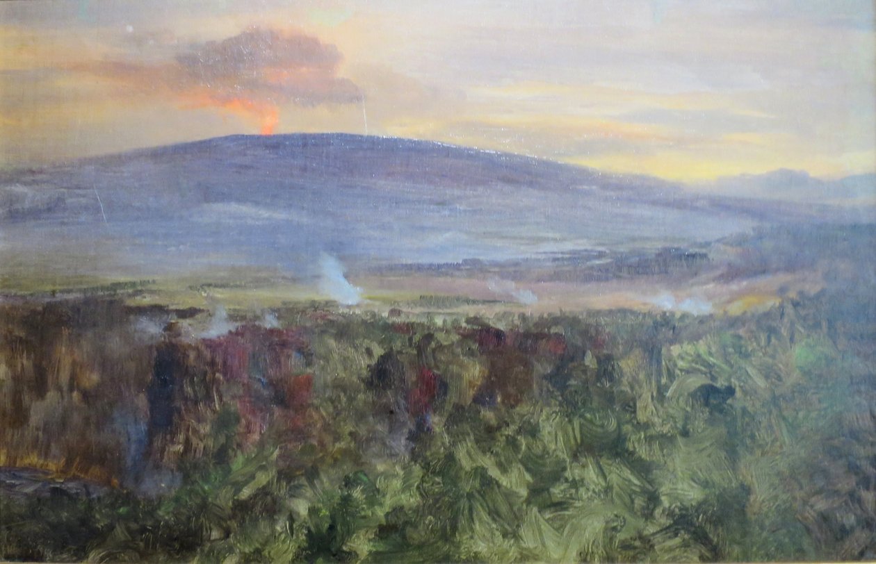 Kilauea kitörése alkotó: D. Howard Hitchcock