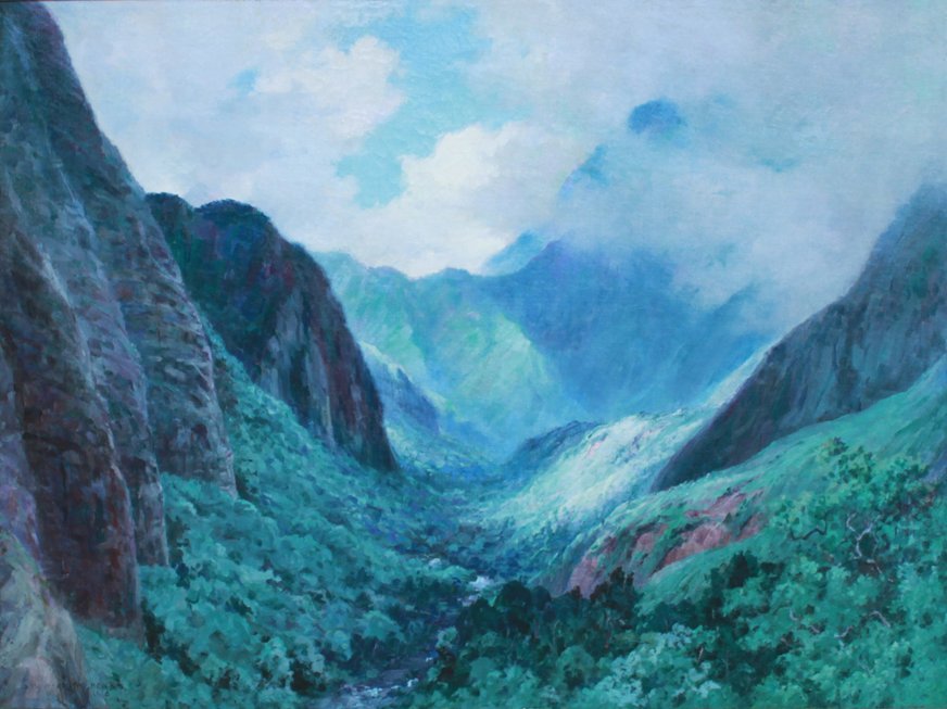 Iao -völgy, Maui alkotó: D. Howard Hitchcock