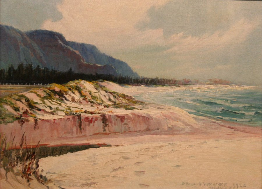 Waimanalo strandja alkotó: D. Howard Hitchcock