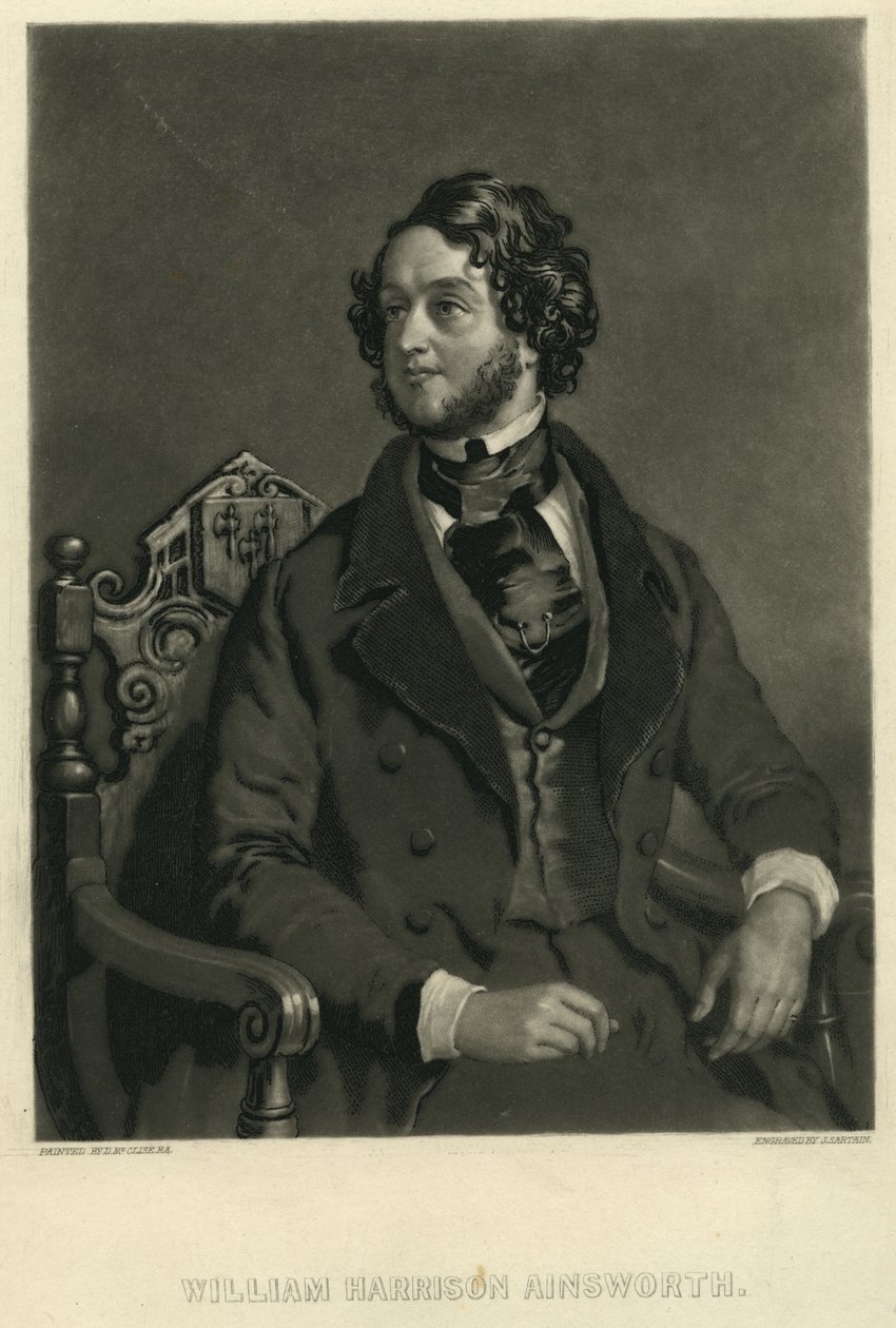 William Harrison Ainsworth, 1841 körül (metszet) alkotó: D McClise