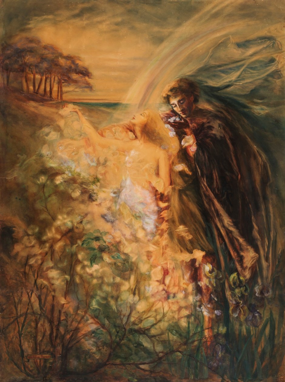 Fand születése, 19. század vége – 20. század eleje. alkotó: Da Loria Norman