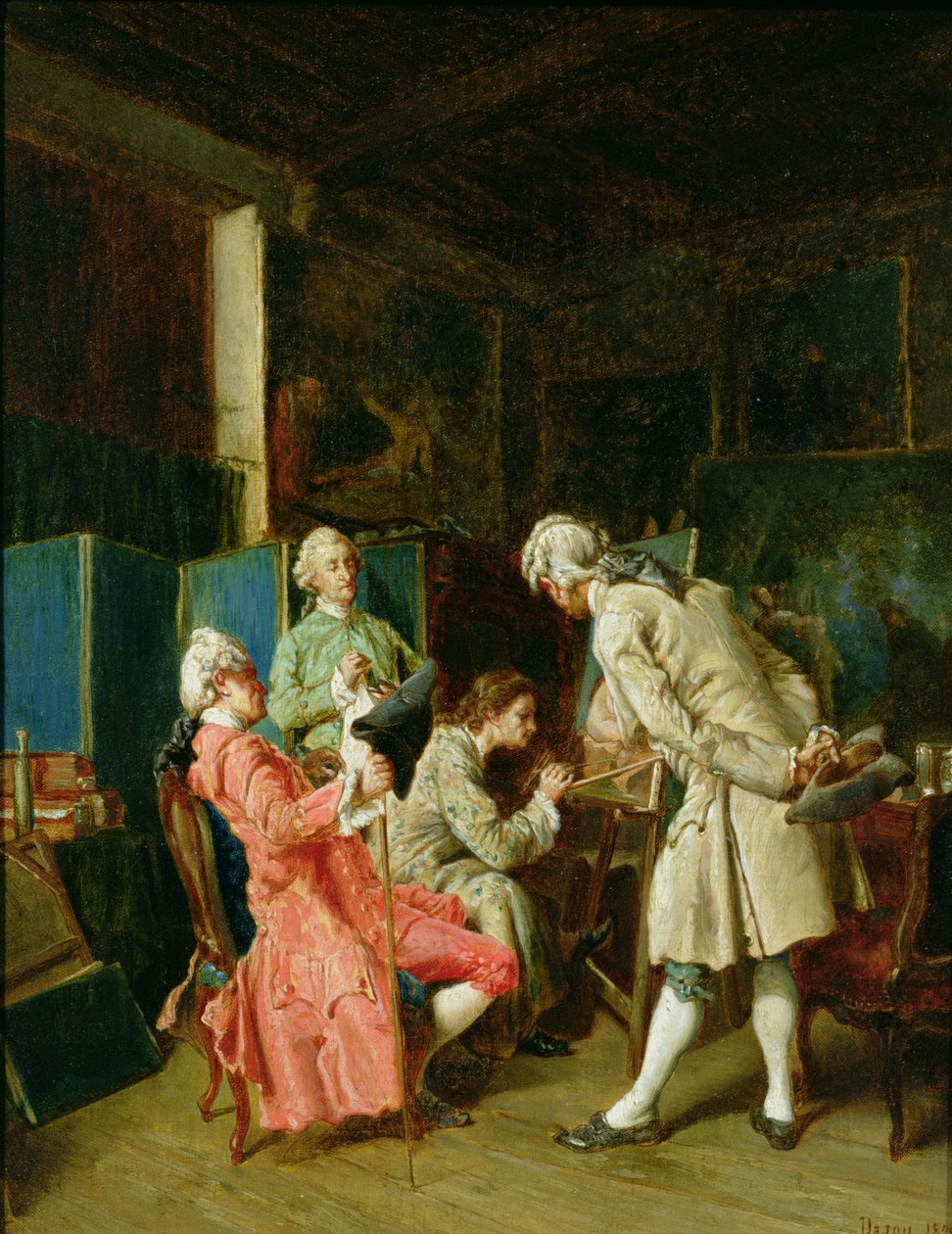 A művészetkritikusok, 1878 alkotó: Dajou