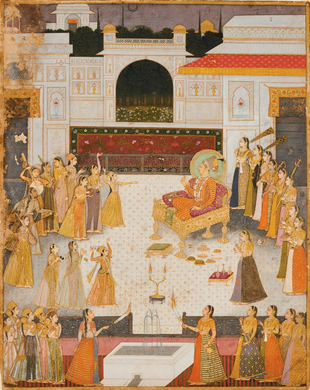 Egy esti előadás Maharaja Abhai Singh számára alkotó: Dalchand