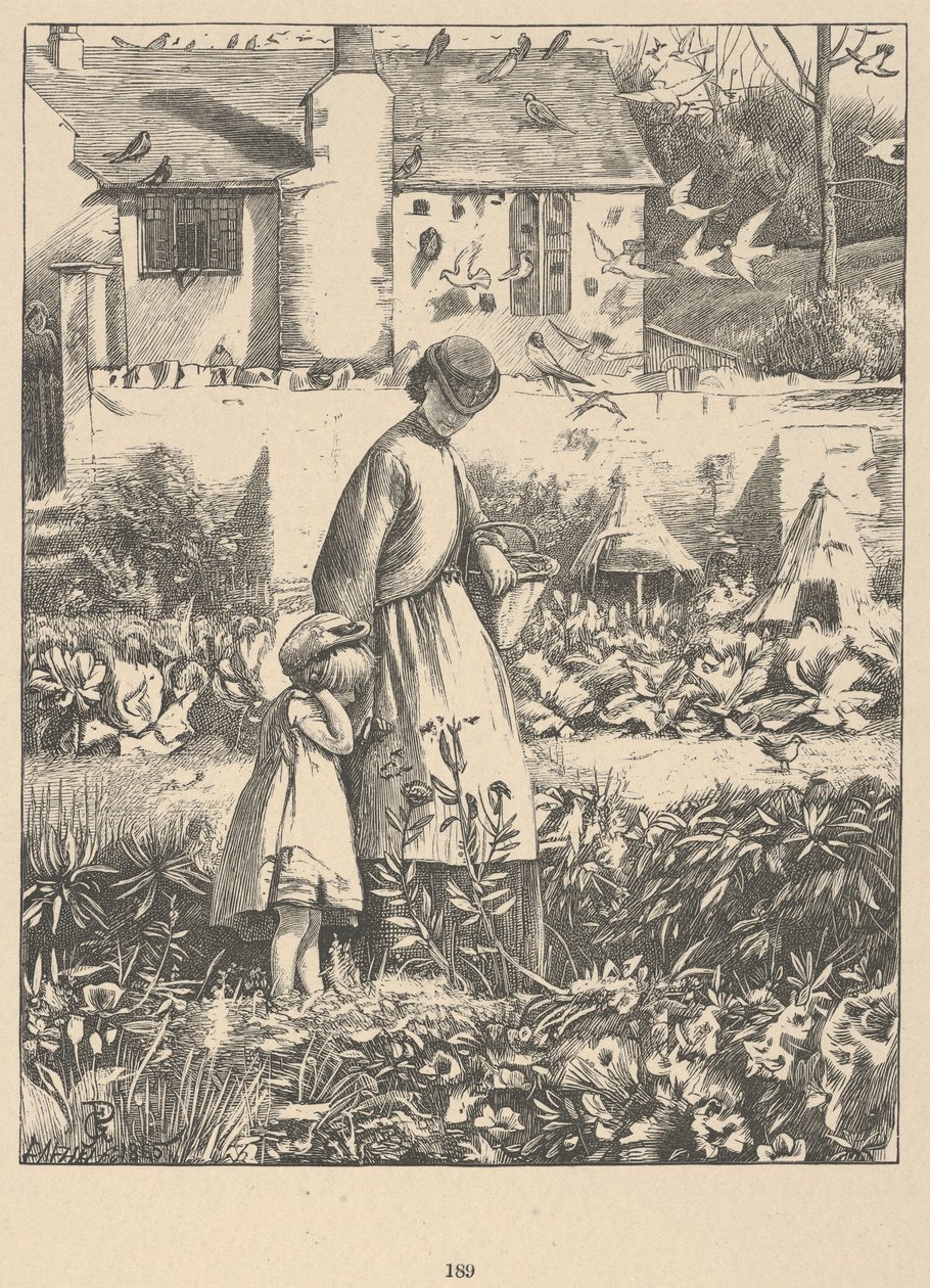 The Island Bee from Wayside Posies: Original Poems of the Country Life, 1867. alkotó: Dalziel Brothers