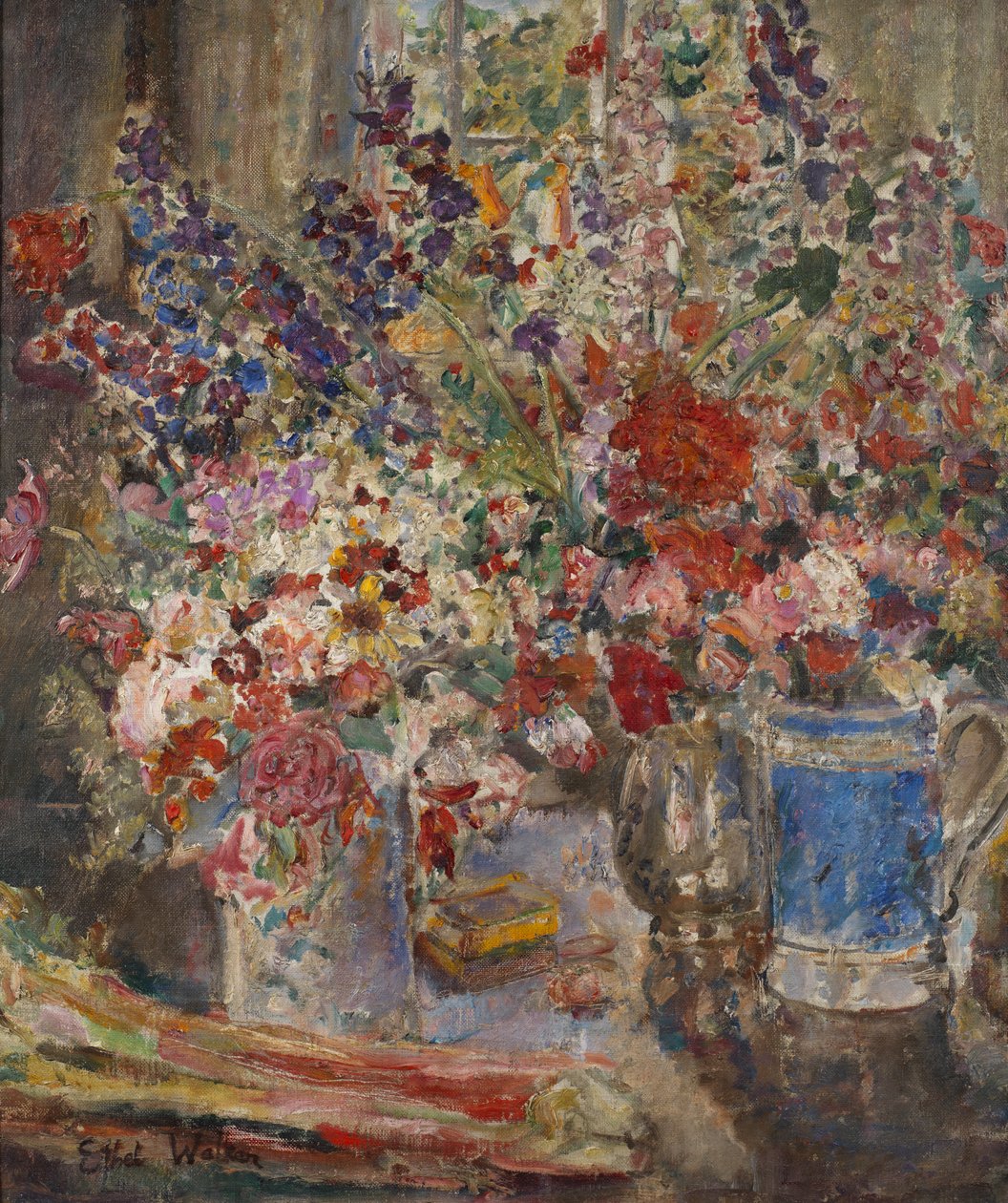 4. számú virágdarab, 1928-29 körül (olaj, vászon) alkotó: Dame Ethel Walker