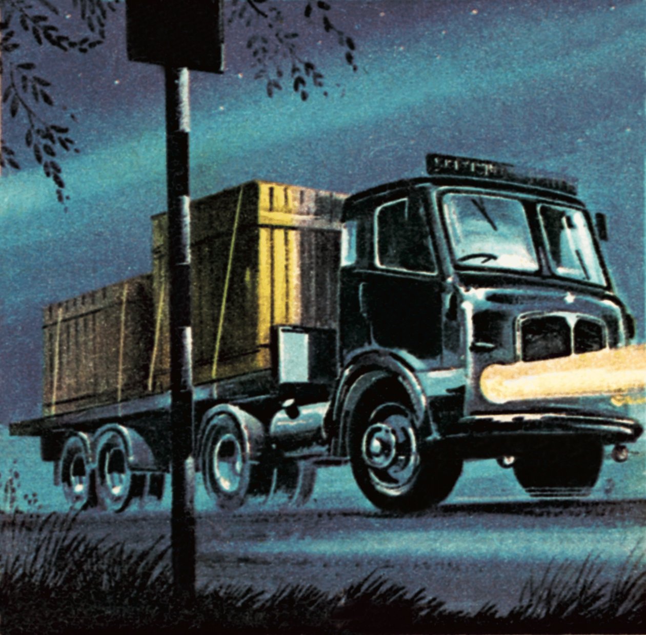 Az állami tulajdonú British Road Services teherautója alkotó: Dan Escott
