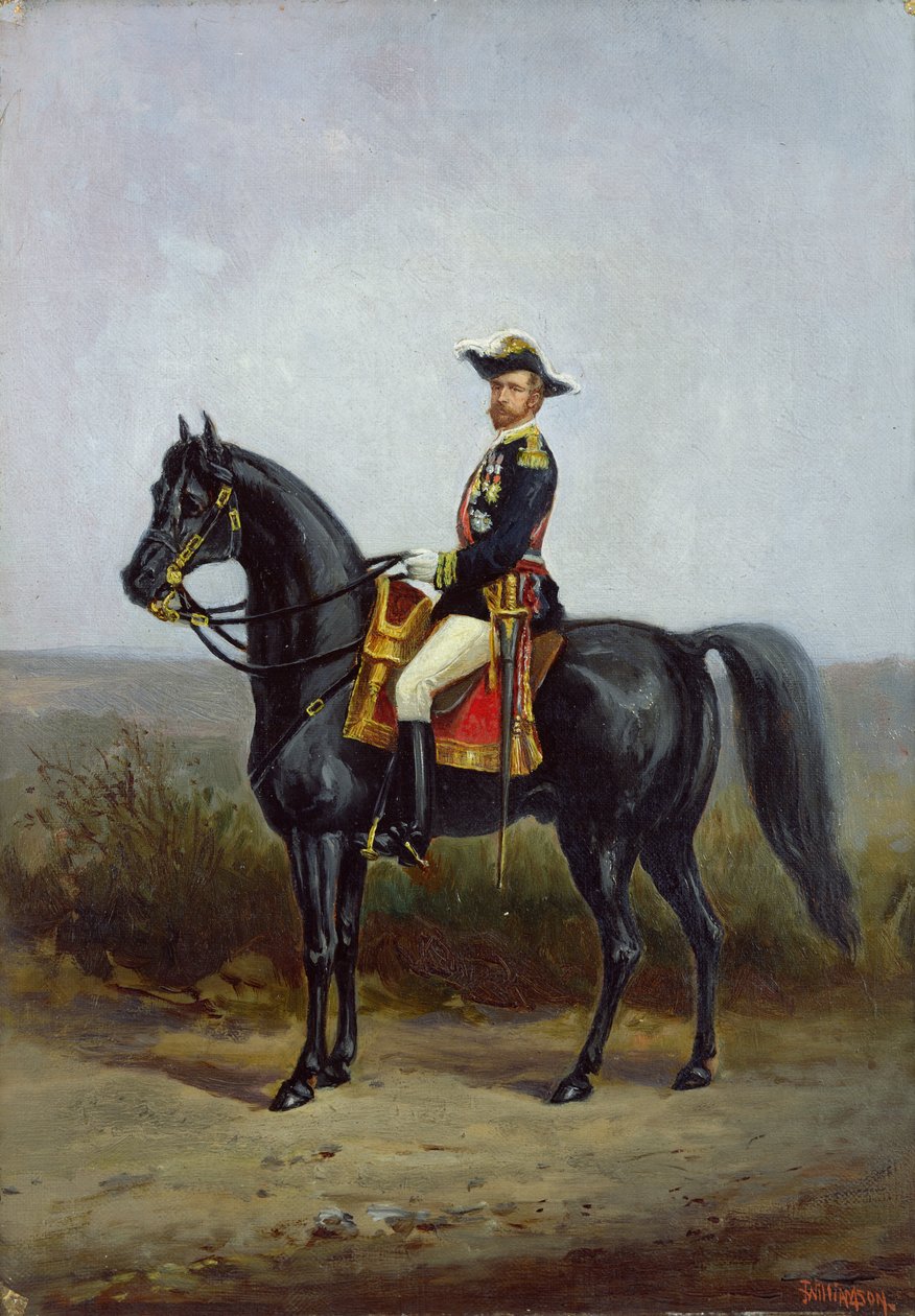 George Ernest Boulanger tábornok (1837-91) lovas portréja alkotó: Daniel Alexander Williamson