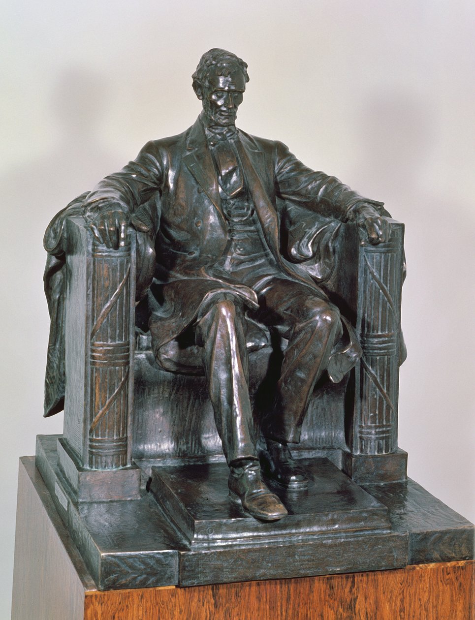 Abraham Lincoln, 1920-as évek (bronz) alkotó: Daniel Chester French