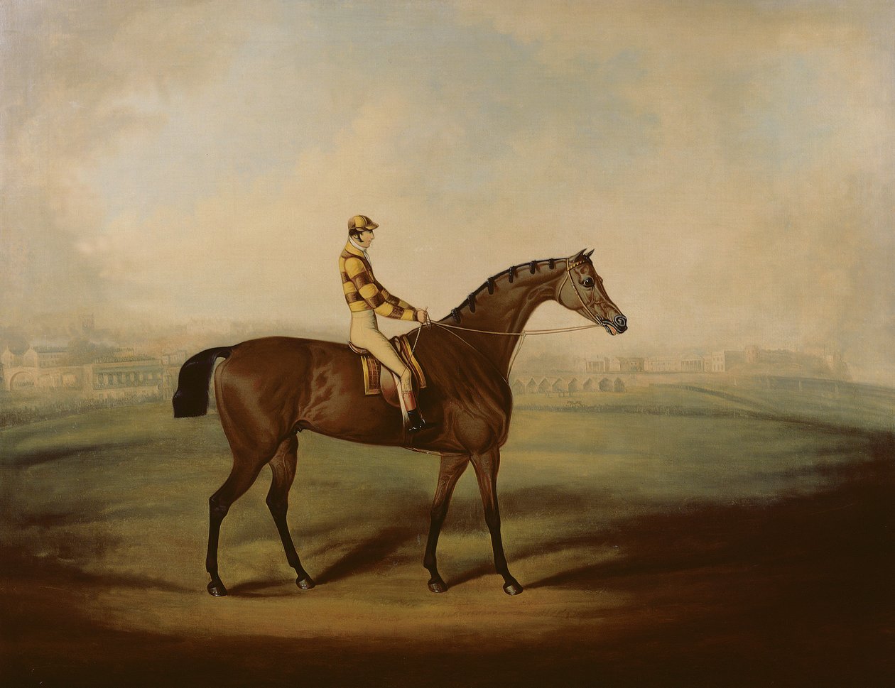 Bruitandorf portréja zsokéval és a Chester Racecourse Beyond-val alkotó: Daniel Clowes