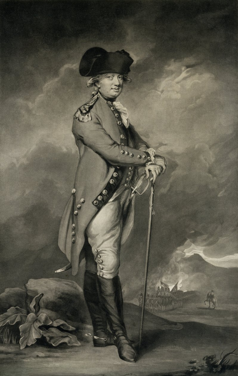 Cornwallis tábornok (1738-1805) John Jones (kb. 1745-97) metszete 1793. március 6. (mezzotinta) alkotó: Daniel Gardner