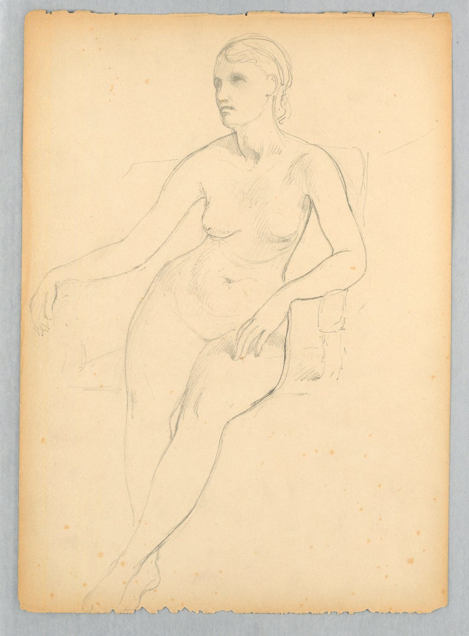Rajz, Helen Hamersley, N ülés, 1881 alkotó: Daniel Huntington