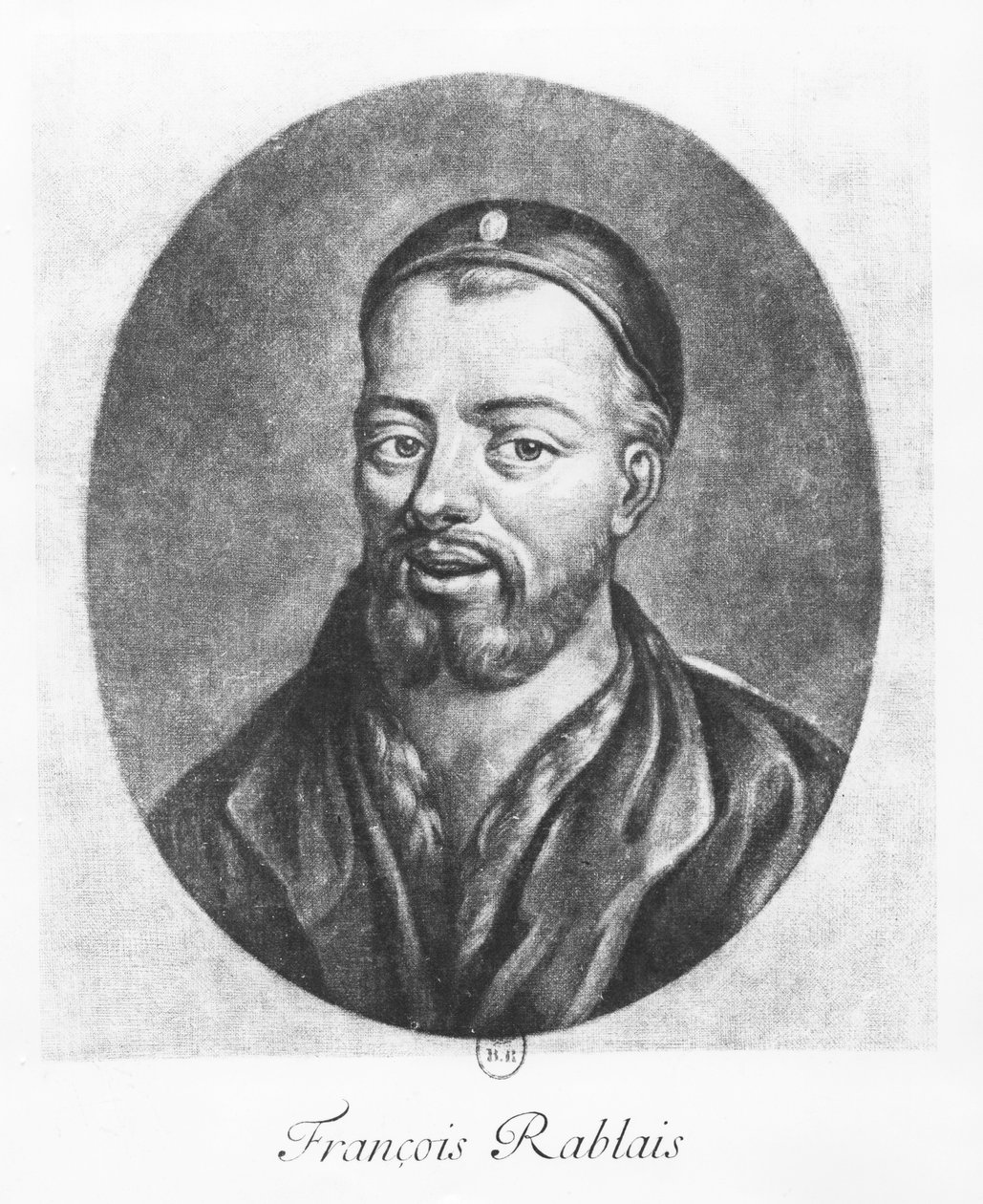 François Rabelais portréja (vésés) alkotó: Daniel I Sarrabat