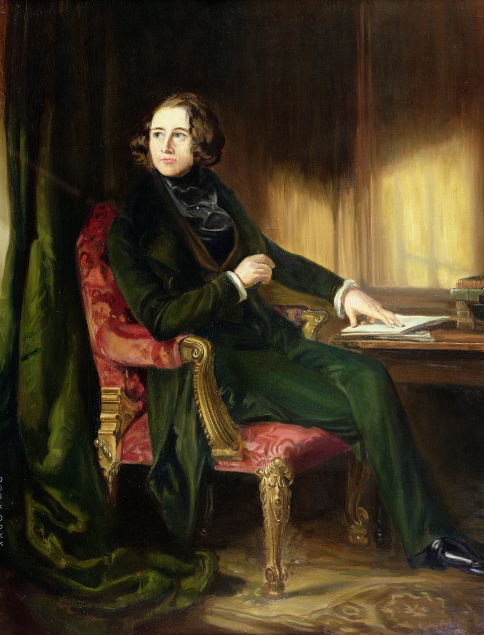 Charles Dickens, „The Nickleby Portré”, 1839 alkotó: Daniel Maclise