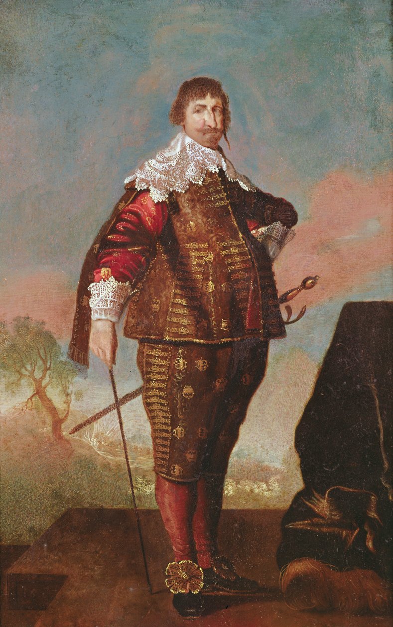 Egy király portréja (esetleg IV. Konstantin) alkotó: Daniel Mytens