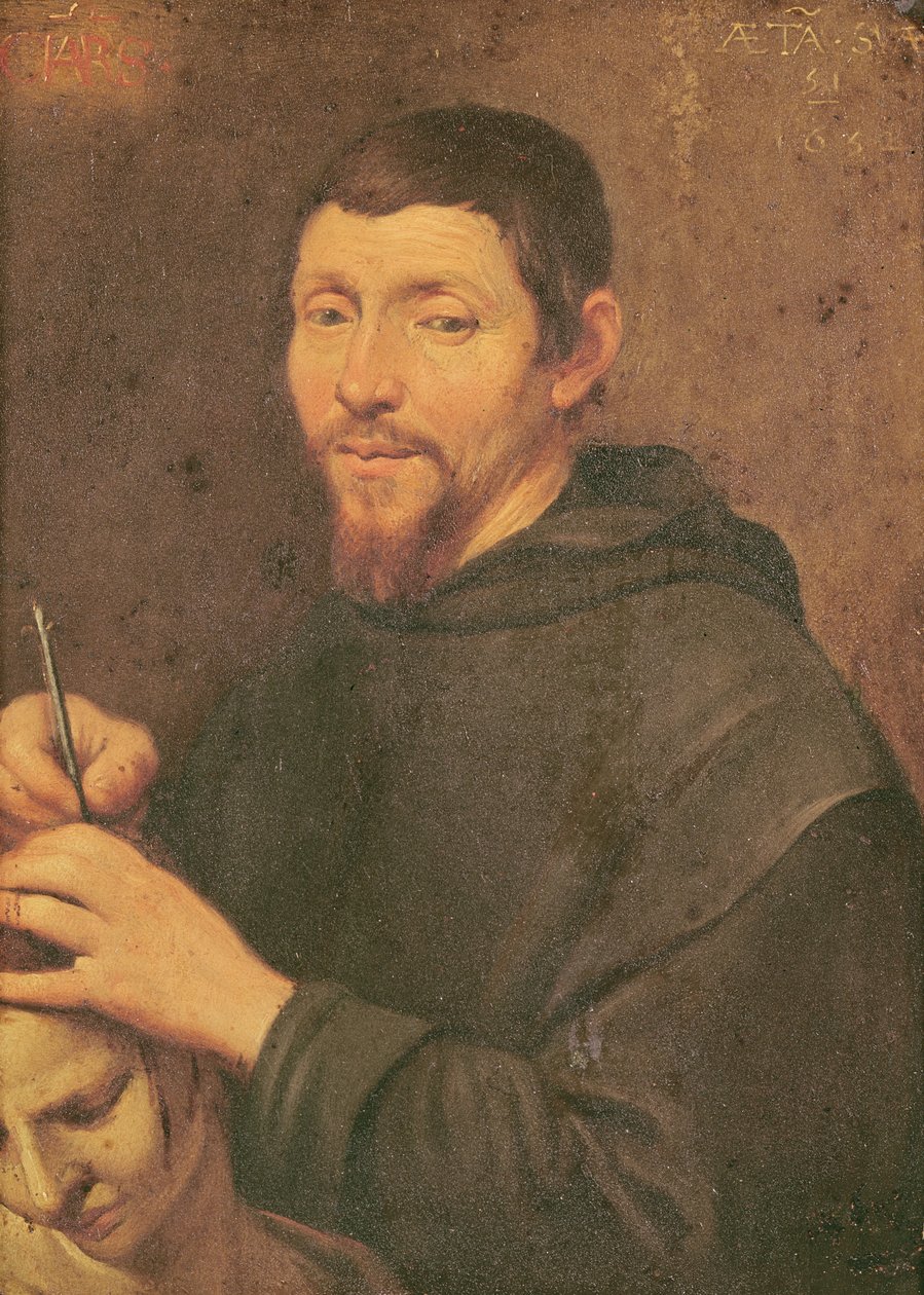 Egy szerzetes trepanál alkotó: Daniel Seghers