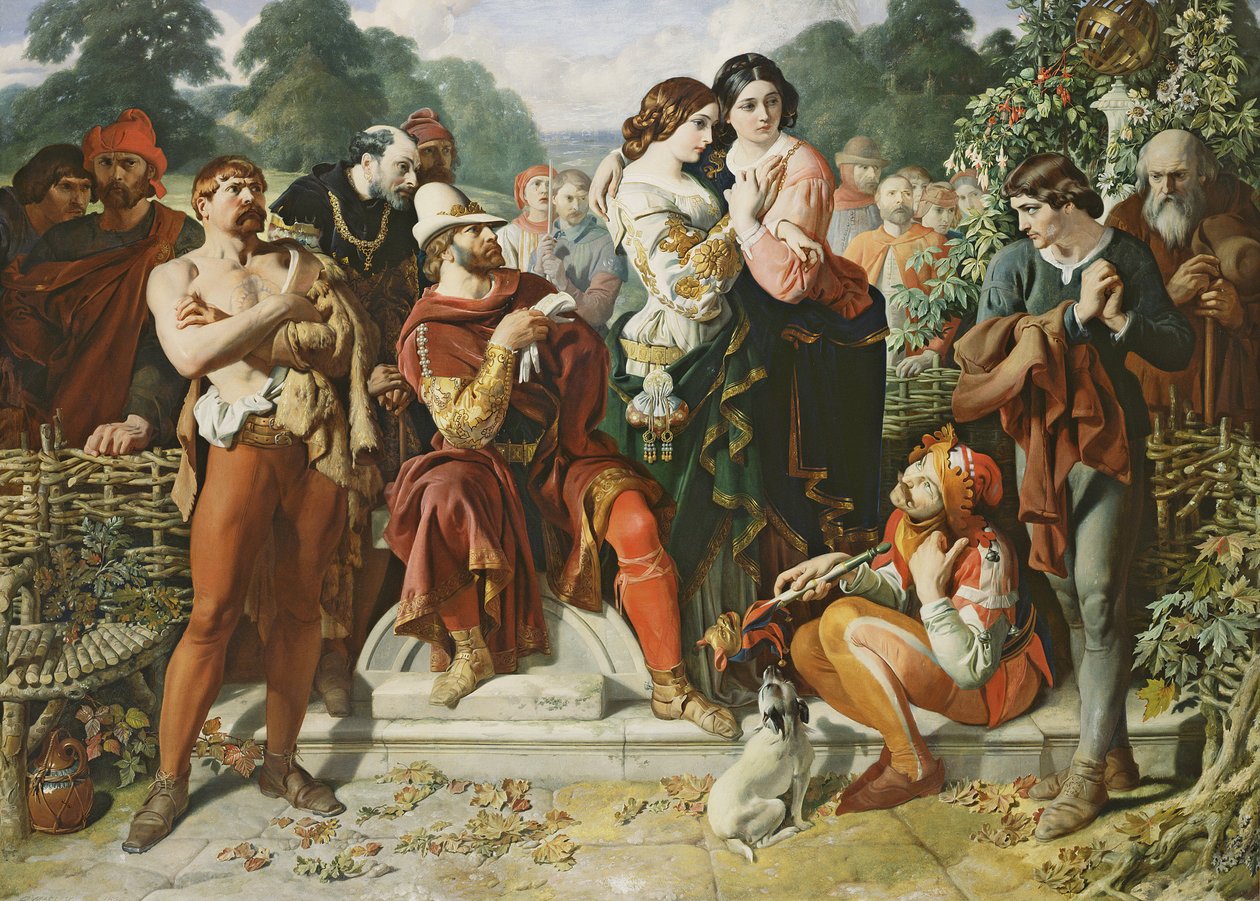 Jelenet az „Ahogy tetszik” című filmből alkotó: Daniel Maclise