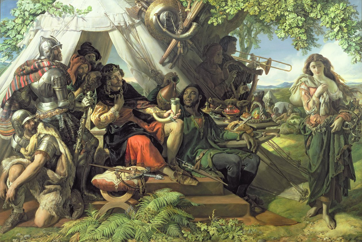 Cophetua király és a kolduslány alkotó: Daniel Maclise