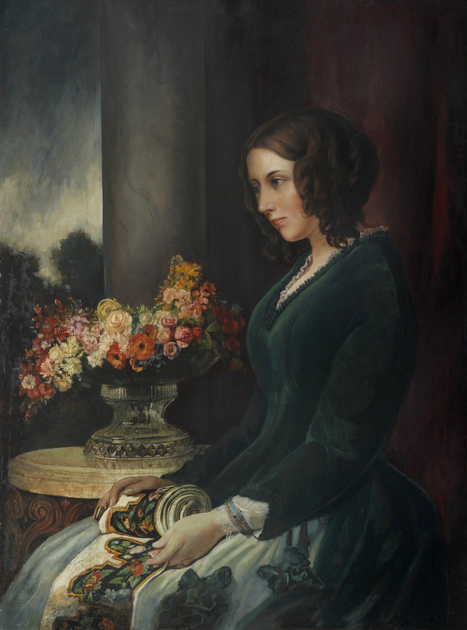 Catherine Dickens portréja, 1847 körül (olaj, vászon) alkotó: Daniel Maclise